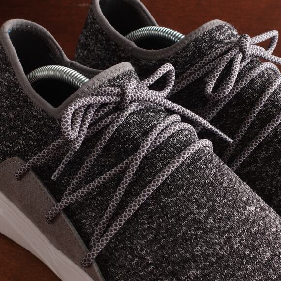 Vessi Sneakers Mens SZ 12 Gray Cityscape Waterproof Knit Athletic Walking Shoes - Picture 5 of 12